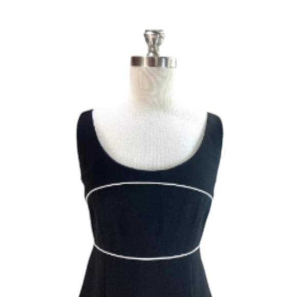 Cynthia Steffe black knit Office Siren Career sleeveless  mini dress sz 4 - Picture 2 of 11